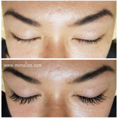 Como se colocan las extensiones de pestañas