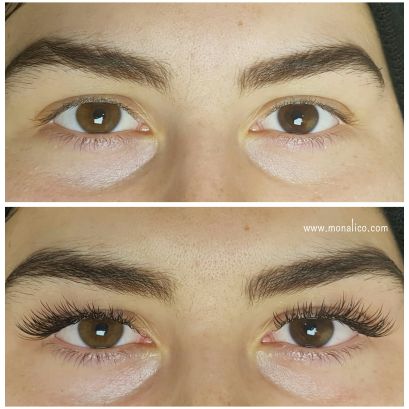 Cuidados de las extensiones de pestañas pelo a pelo