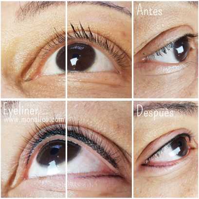 Delineado de ojos y cejas en centro especializado