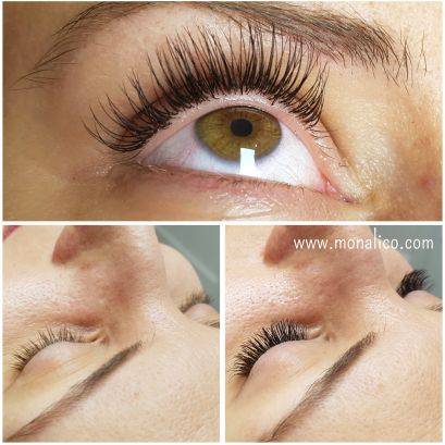 Pega para extensiones de pestañas