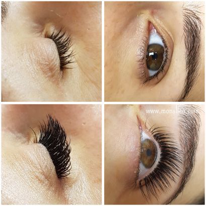 Como se pegan pestañas pelo a pelo