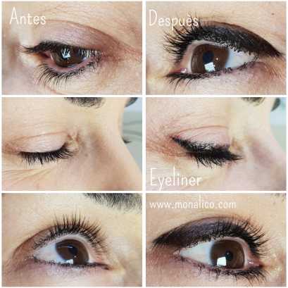 Maquillaje tatuado en ojos