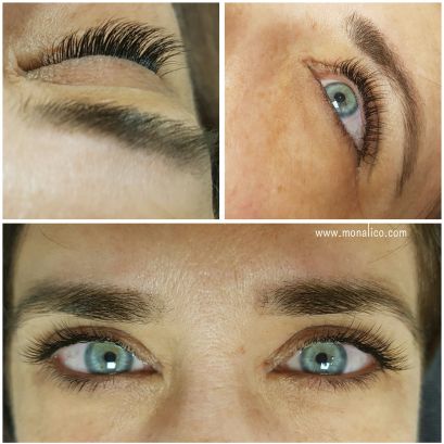 Pega para extensiones de pestañas pelo a pelo