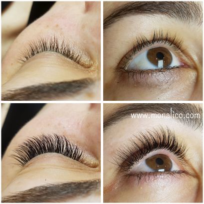 Extensiones de pestana volumen ruso