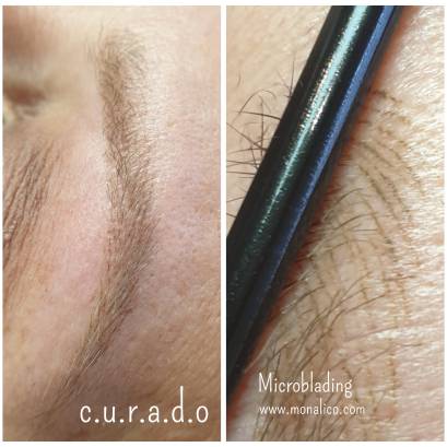 Maquillaje permanente de cejas pelo a pelo
