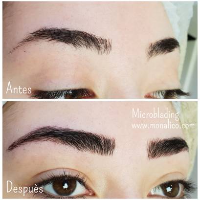 Cejas tatuadas naturales