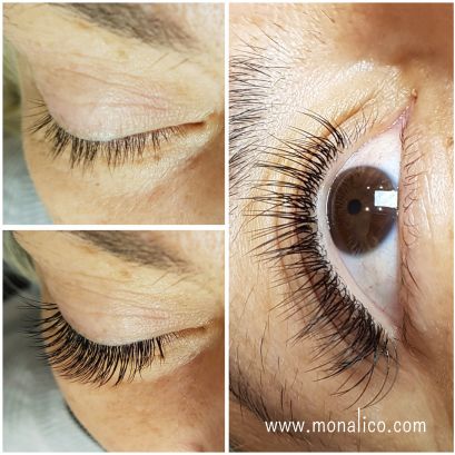 Extensiones de pestañas naturales