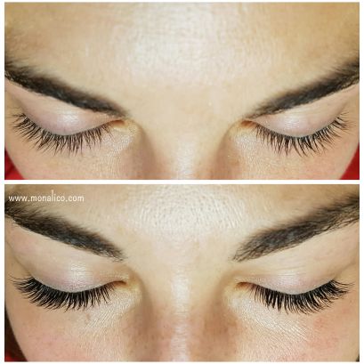 Extensiones de pestañas rusas