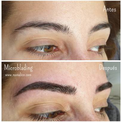 Cejas tatuadas pelo a pelo precio - Monalico
